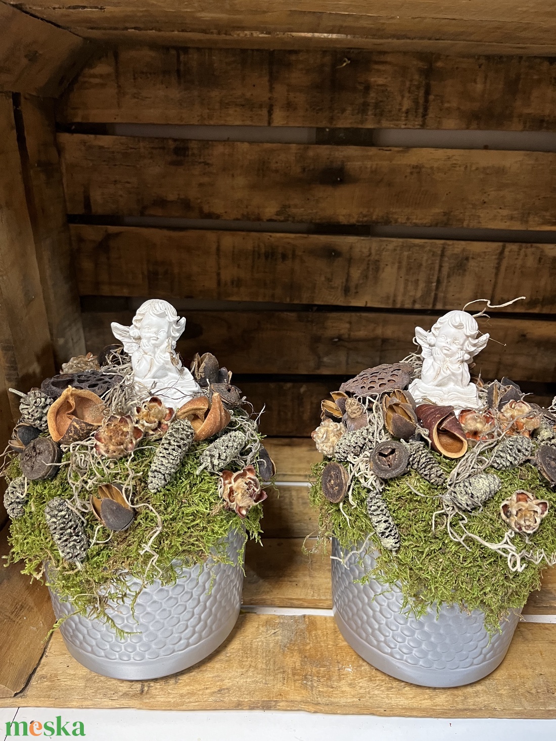 Temetői Sírdísz angyallal, kegyeleti dísz - otthon & életmód - vallás - temetkezési tárgy - sírdísz, kegyeleti dísz - Meska.hu Temetői Sírdísz angyallal, kegyeleti dísz - otthon & életmód - vallás - temetkezési tárgy - sírdísz, kegyeleti dísz - Meska.hu