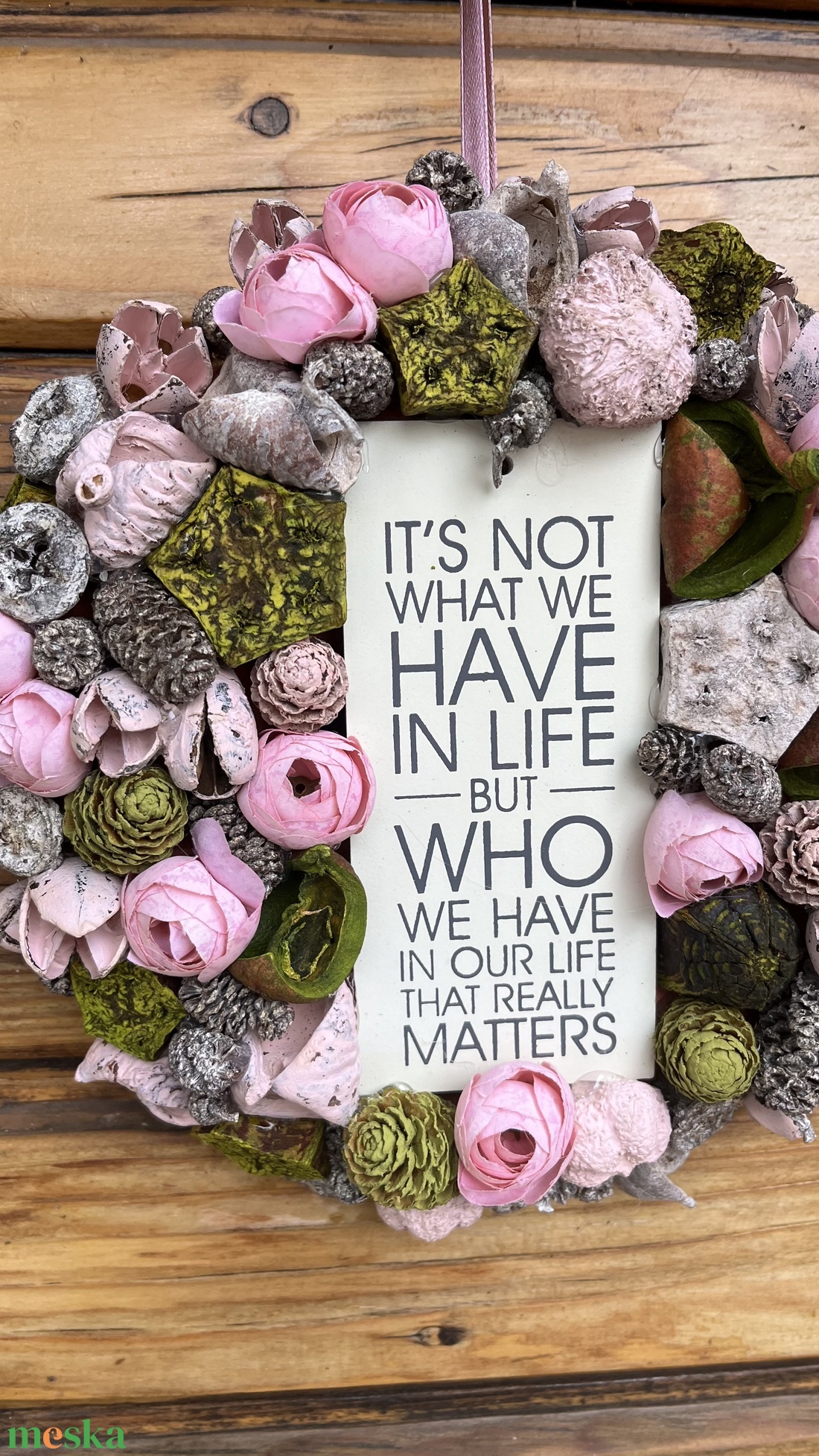 Kedves, tavaszi, nyári kopogtató  - otthon & életmód - dekoráció - ajtó- és ablak dekoráció - ajtódísz & kopogtató - Meska.hu