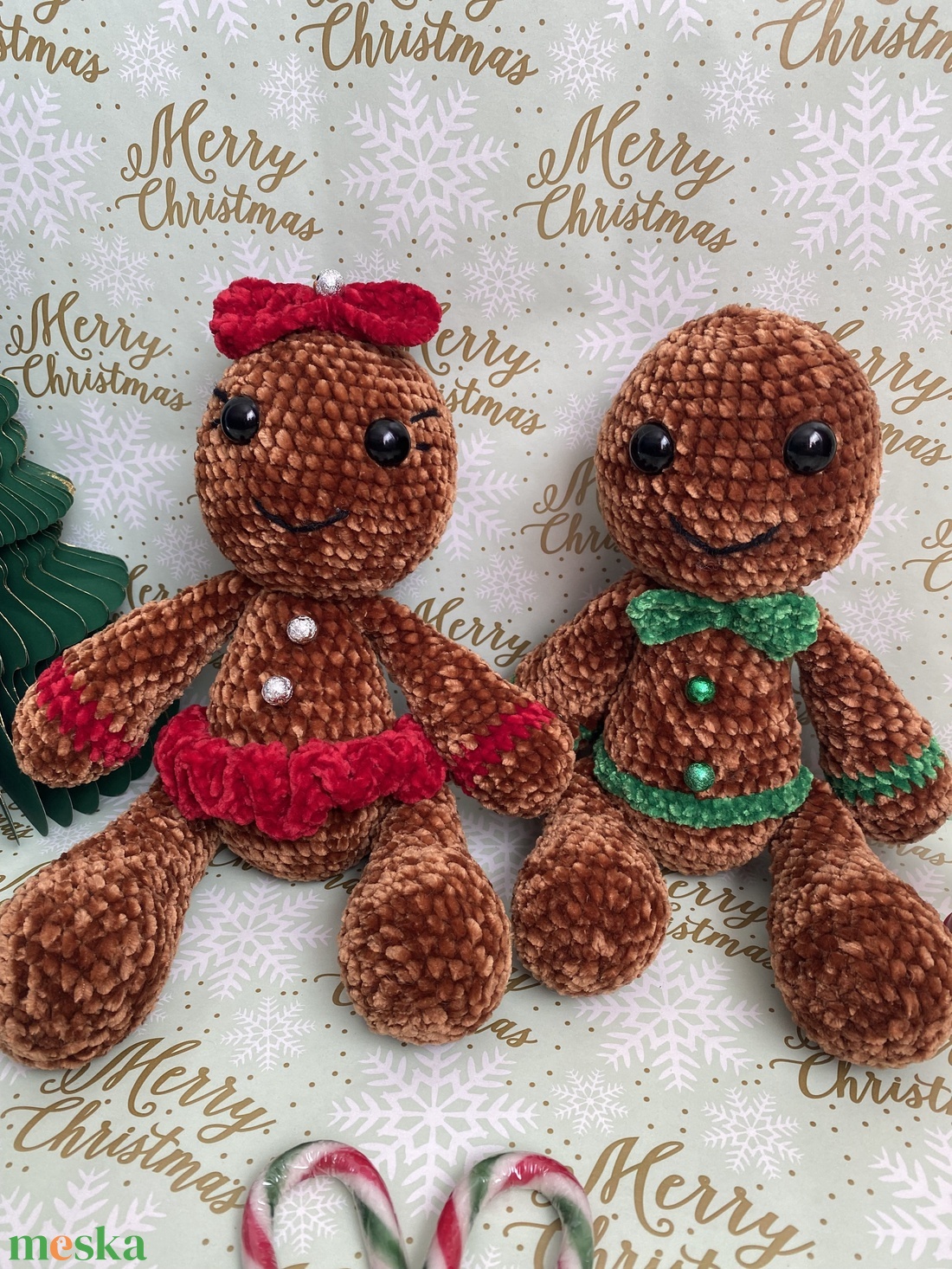 Horgolt Mézi - karácsony - karácsonyi lakásdekoráció - karácsonyi manók, figurák - Meska.hu