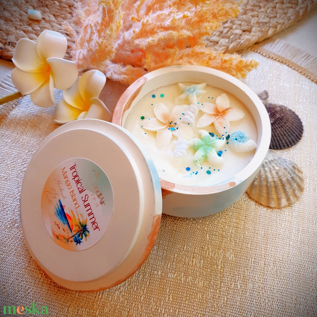 CandlAir Tropical Summer szójaviasz illatgyertya L-es méret - otthon & életmód - gyertya, illat, aroma - gyertya - Meska.hu CandlAir Tropical Summer szójaviasz illatgyertya L-es méret - otthon & életmód - gyertya, illat, aroma - gyertya - Meska.hu