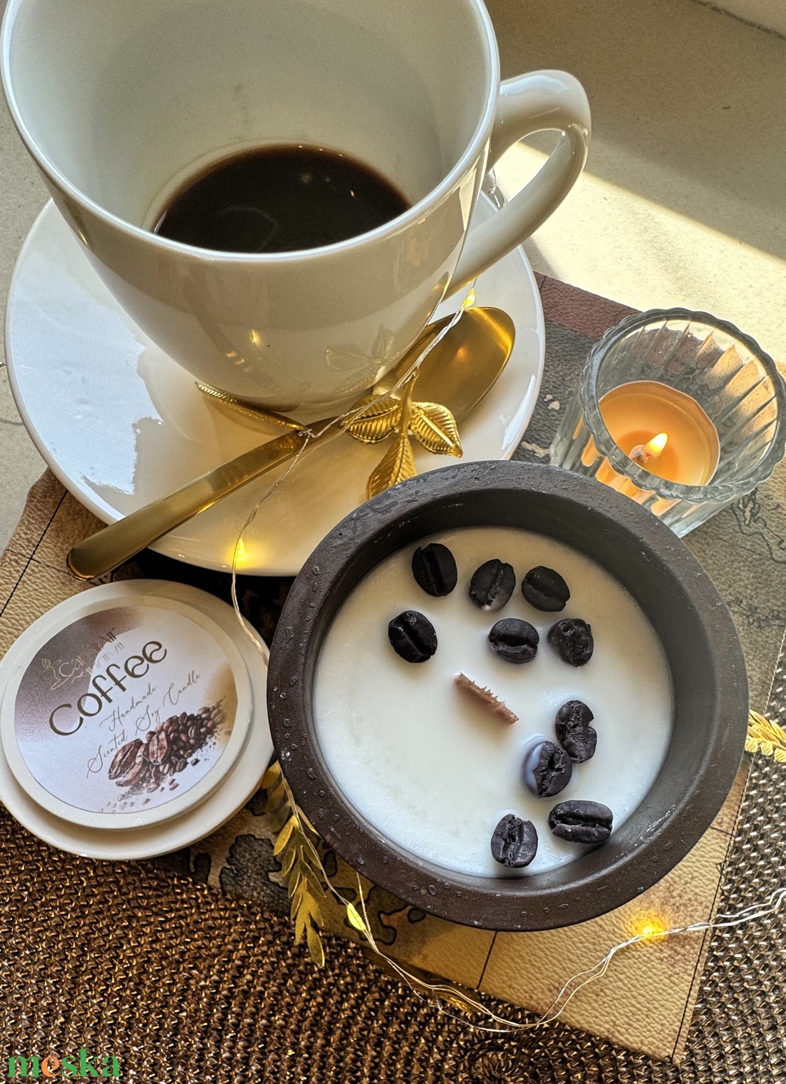 CandlAir Coffee szójaviasz illatgyertya M-es méret - otthon & életmód - gyertya, illat, aroma - gyertya - Meska.hu CandlAir Coffee szójaviasz illatgyertya M-es méret - otthon & életmód - gyertya, illat, aroma - gyertya - Meska.hu