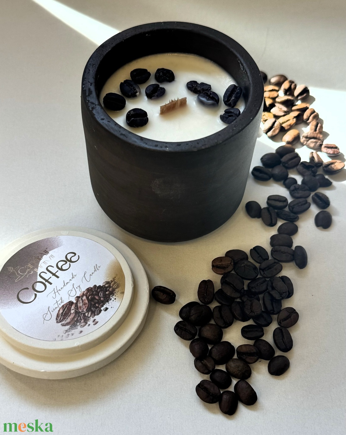 CandlAir Coffee szójaviasz illatgyertya M-es méret - otthon & életmód - gyertya, illat, aroma - gyertya - Meska.hu CandlAir Coffee szójaviasz illatgyertya M-es méret - otthon & életmód - gyertya, illat, aroma - gyertya - Meska.hu