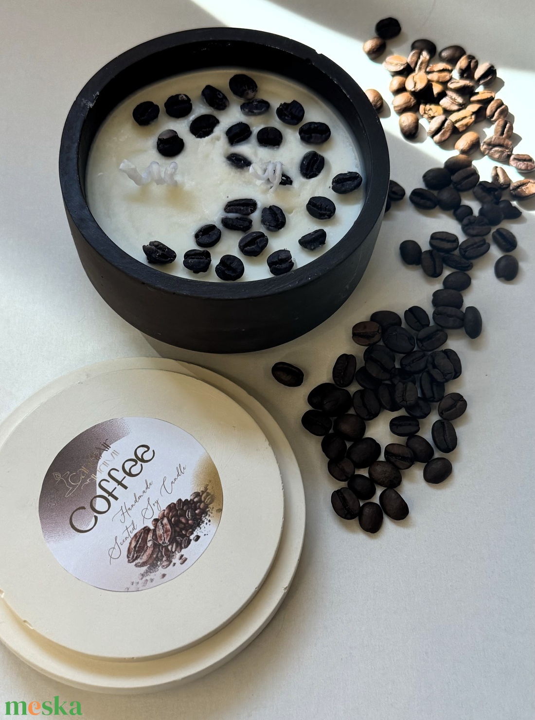 CandlAir Coffee szójaviasz illatgyertya L-es méret - otthon & életmód - gyertya, illat, aroma - gyertya - Meska.hu CandlAir Coffee szójaviasz illatgyertya L-es méret - otthon & életmód - gyertya, illat, aroma - gyertya - Meska.hu