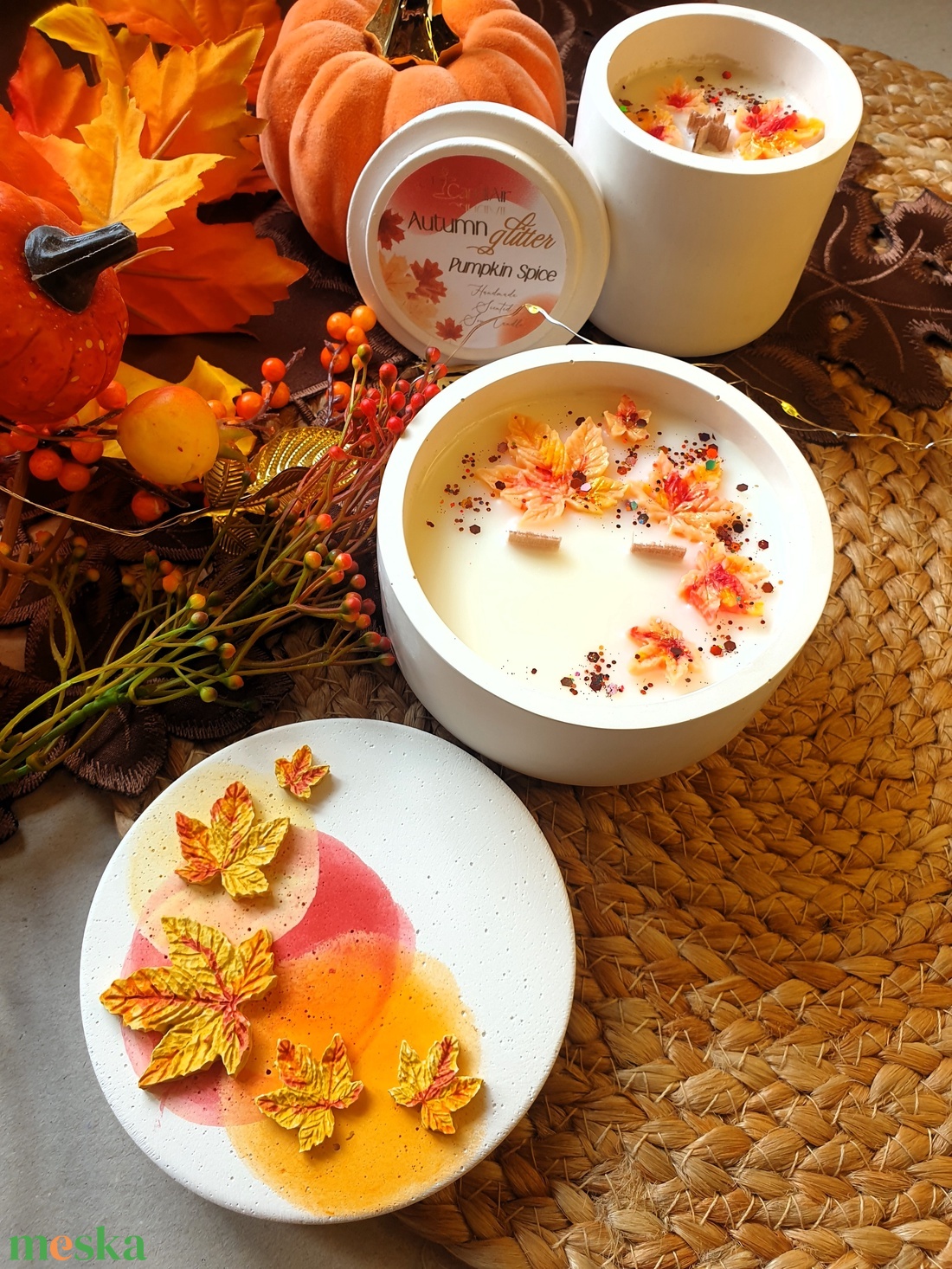 CandlAir Autumn Glitter szójaviasz illatgyertya L-es méret - otthon & életmód - gyertya, illat, aroma - gyertya - Meska.hu CandlAir Autumn Glitter szójaviasz illatgyertya L-es méret - otthon & életmód - gyertya, illat, aroma - gyertya - Meska.hu