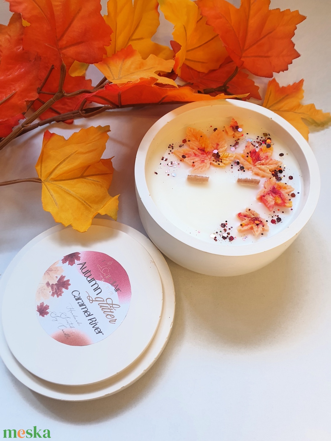 CandlAir Autumn Glitter szójaviasz illatgyertya L-es méret - otthon & életmód - gyertya, illat, aroma - gyertya - Meska.hu CandlAir Autumn Glitter szójaviasz illatgyertya L-es méret - otthon & életmód - gyertya, illat, aroma - gyertya - Meska.hu