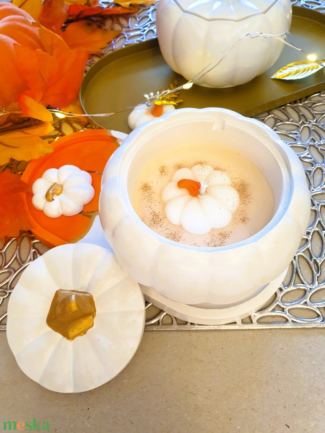 CandlAir Pumpkin Autumn szójaviasz illatgyertya - otthon & életmód - gyertya, illat, aroma - gyertya - Meska.hu CandlAir Pumpkin Autumn szójaviasz illatgyertya - otthon & életmód - gyertya, illat, aroma - gyertya - Meska.hu