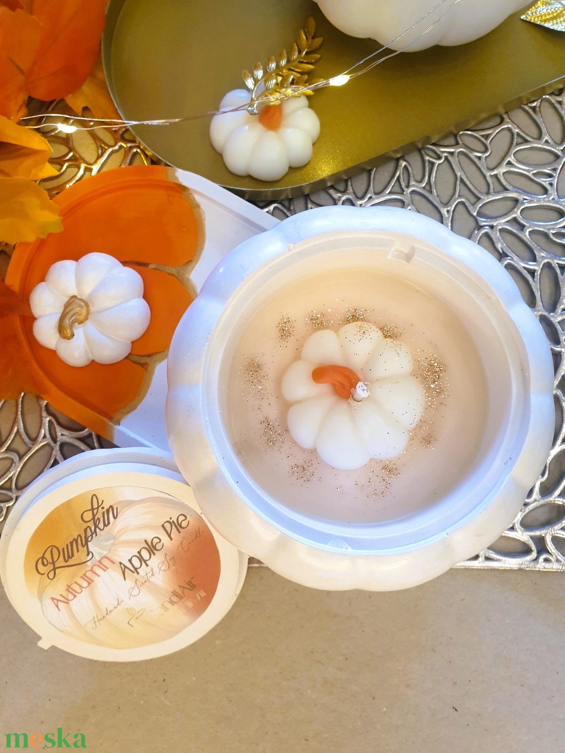 CandlAir Pumpkin Autumn szójaviasz illatgyertya - otthon & életmód - gyertya, illat, aroma - gyertya - Meska.hu CandlAir Pumpkin Autumn szójaviasz illatgyertya - otthon & életmód - gyertya, illat, aroma - gyertya - Meska.hu