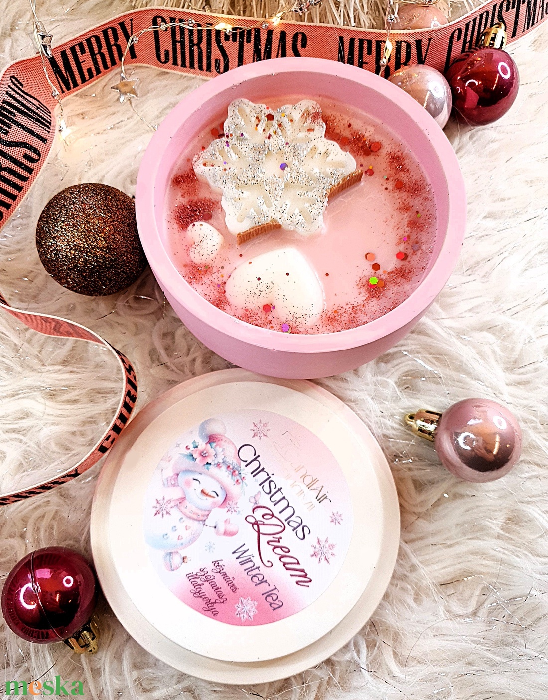 CandlAir Christmas Dream szójaviasz illatgyertya  - otthon & életmód - gyertya, illat, aroma - gyertya - Meska.hu