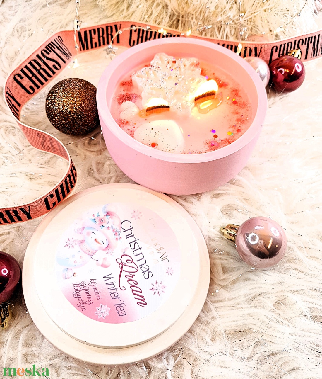 CandlAir Christmas Dream szójaviasz illatgyertya  - otthon & életmód - gyertya, illat, aroma - gyertya - Meska.hu