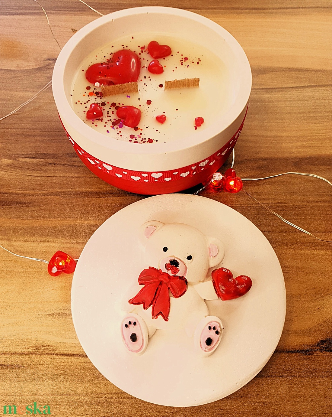 CandlAir LOVE szójaviasz illatgyertya - otthon & életmód - gyertya, illat, aroma - gyertya - Meska.hu