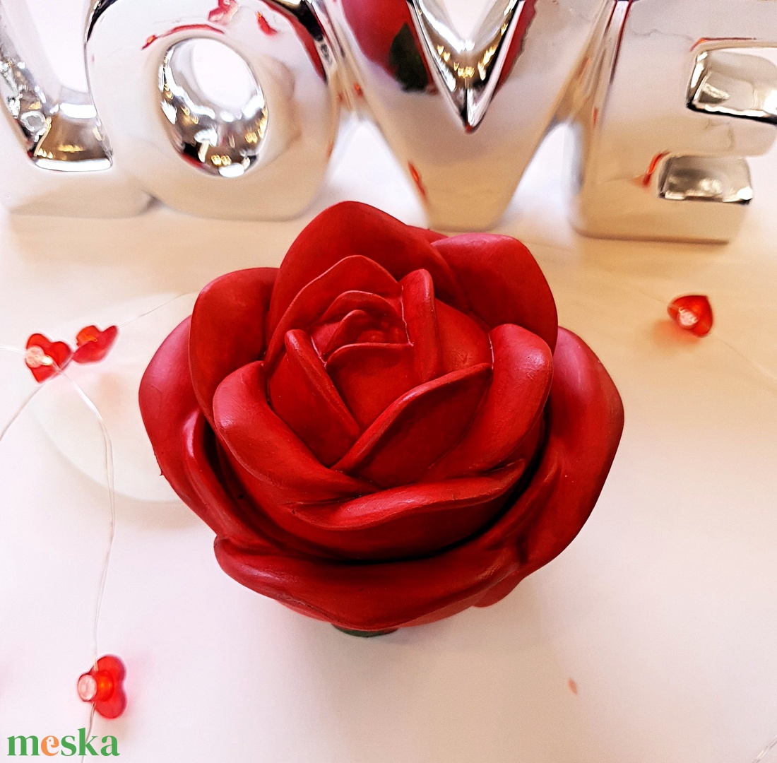 CandlAir Rose szójaviasz illatgyertya - otthon & életmód - gyertya, illat, aroma - gyertya - Meska.hu