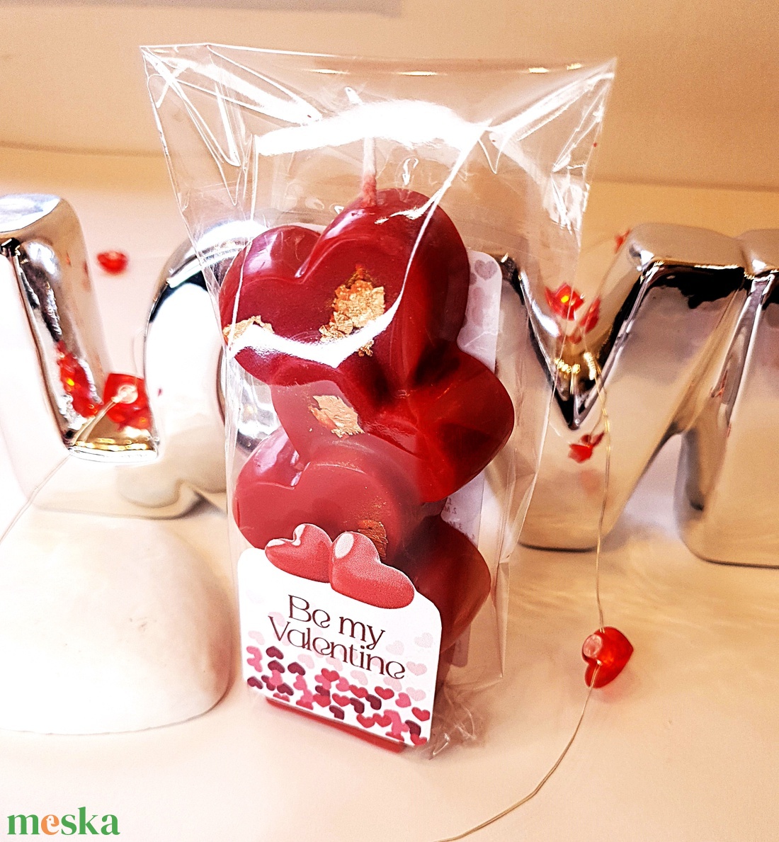 CandlAir Be my Valentine szójaviasz formagyertya - otthon & életmód - gyertya, illat, aroma - gyertya - Meska.hu