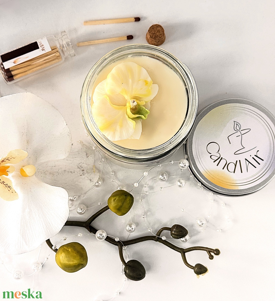 CandlAir Orchid Tőled szebb a világ üvegtégelyes szójaviasz illatgyertya - otthon & életmód - gyertya, illat, aroma - gyertya - Meska.hu CandlAir Orchid Tőled szebb a világ üvegtégelyes szójaviasz illatgyertya - otthon & életmód - gyertya, illat, aroma - gyertya - Meska.hu