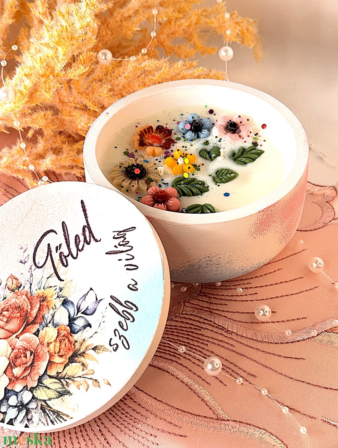 CandlAir Flower Tőled szebb a világ kerámiatégelyes szójaviasz illatgyertya - otthon & életmód - gyertya, illat, aroma - gyertya - Meska.hu CandlAir Flower Tőled szebb a világ kerámiatégelyes szójaviasz illatgyertya - otthon & életmód - gyertya, illat, aroma - gyertya - Meska.hu