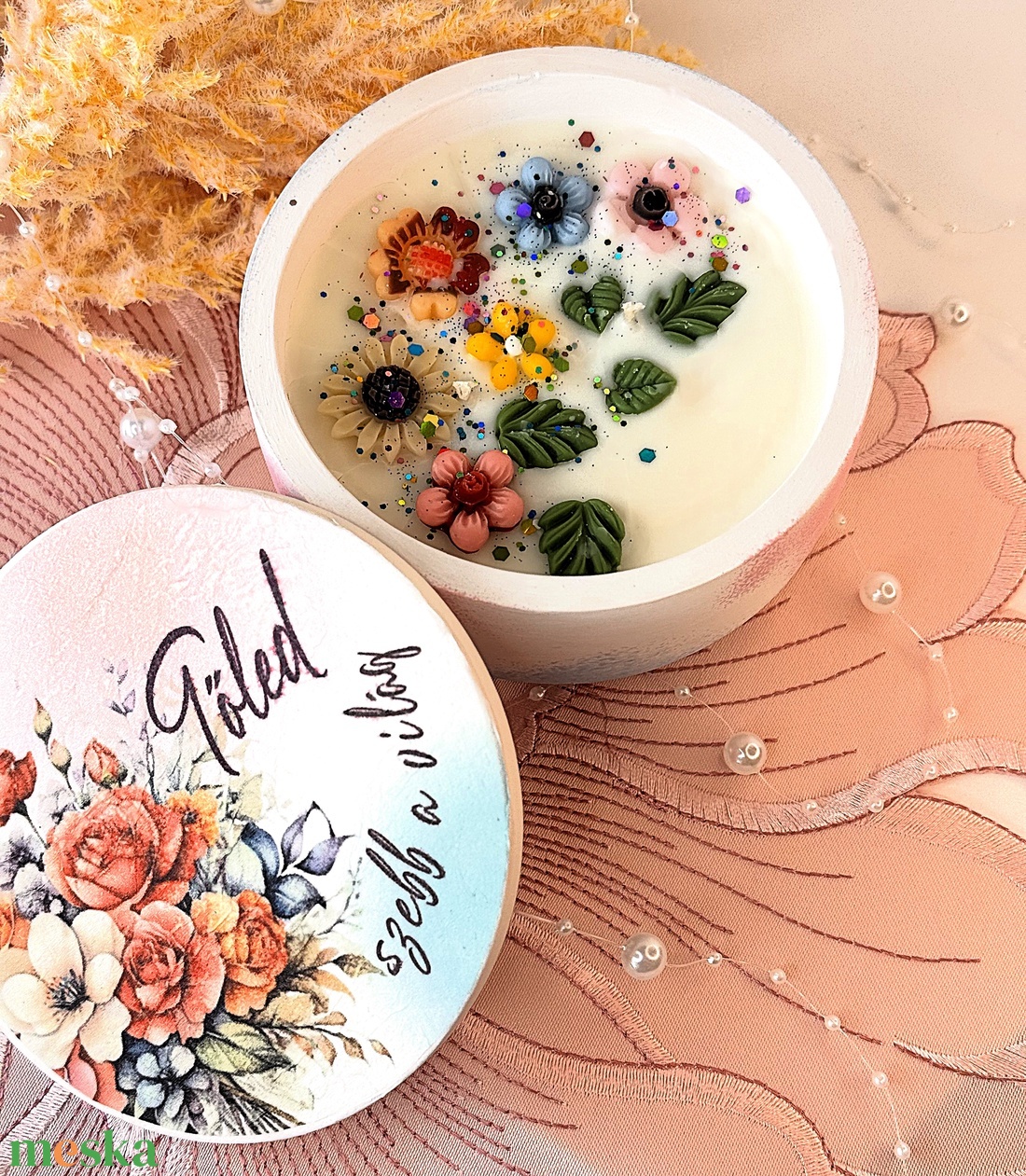 CandlAir Flower Tőled szebb a világ kerámiatégelyes szójaviasz illatgyertya - otthon & életmód - gyertya, illat, aroma - gyertya - Meska.hu CandlAir Flower Tőled szebb a világ kerámiatégelyes szójaviasz illatgyertya - otthon & életmód - gyertya, illat, aroma - gyertya - Meska.hu