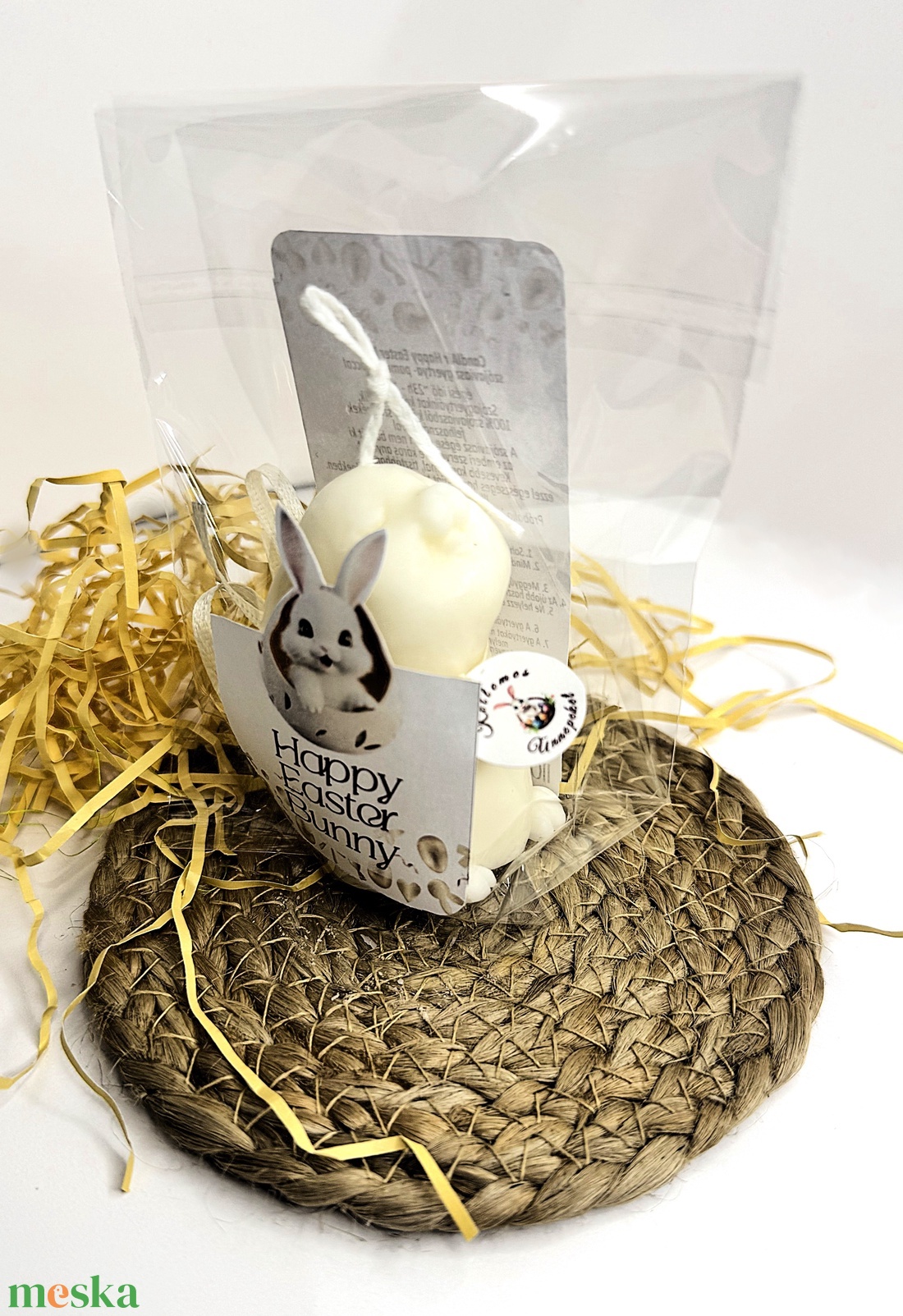 CandlAir Happy Easter Bunny szójaviasz formagyertya - otthon & életmód - gyertya, illat, aroma - gyertya - Meska.hu