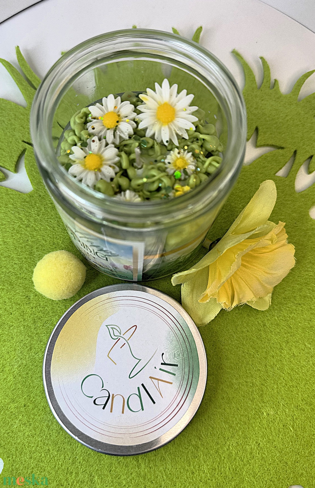 CandlAir Happy Spring üvegtégelyes szójaviasz illatgyertya - otthon & életmód - gyertya, illat, aroma - gyertya - Meska.hu CandlAir Happy Spring üvegtégelyes szójaviasz illatgyertya - otthon & életmód - gyertya, illat, aroma - gyertya - Meska.hu