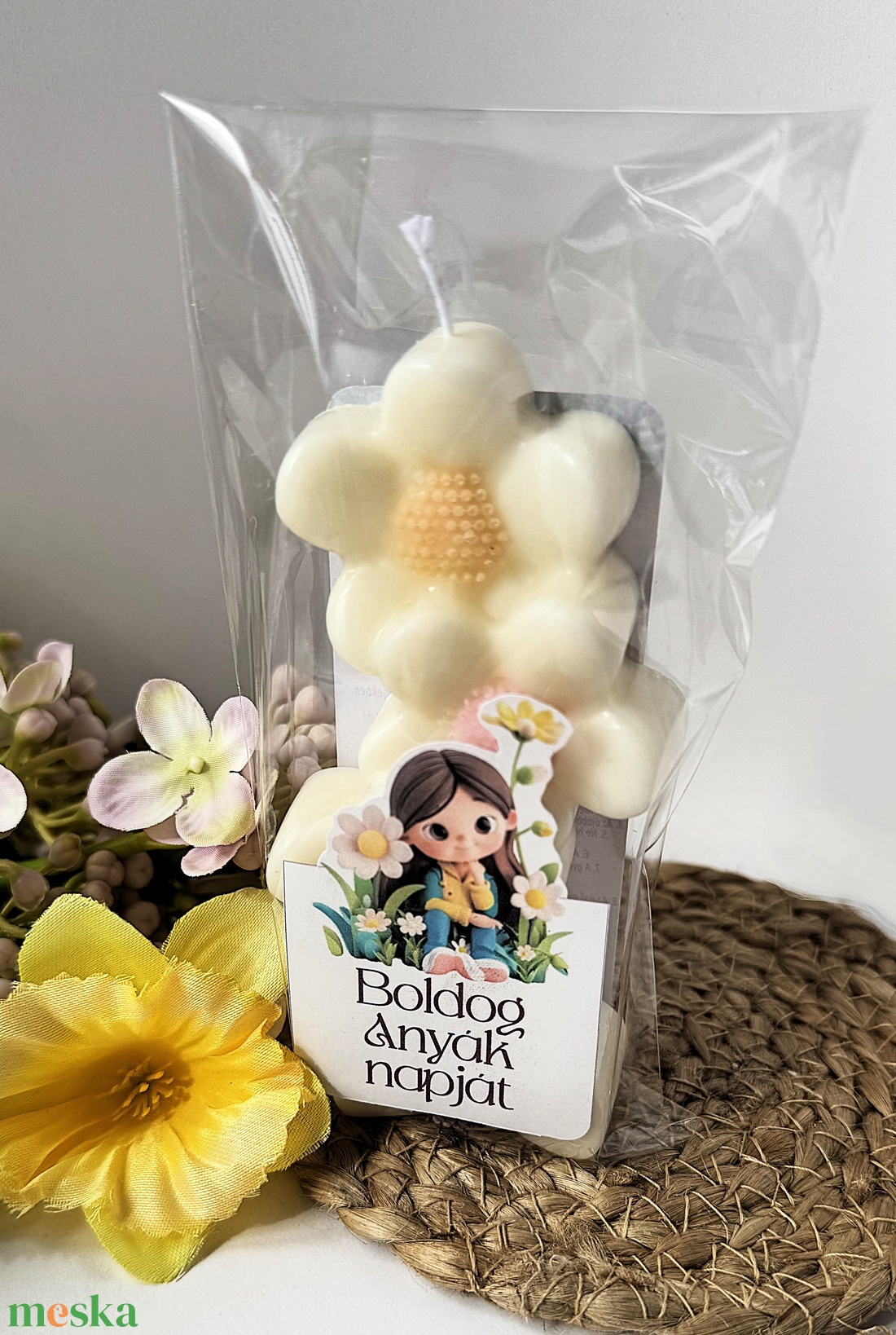 CandlAir Boldog Anyák napját szója illatviasz állógyertya - otthon & életmód - gyertya, illat, aroma - gyertya - Meska.hu