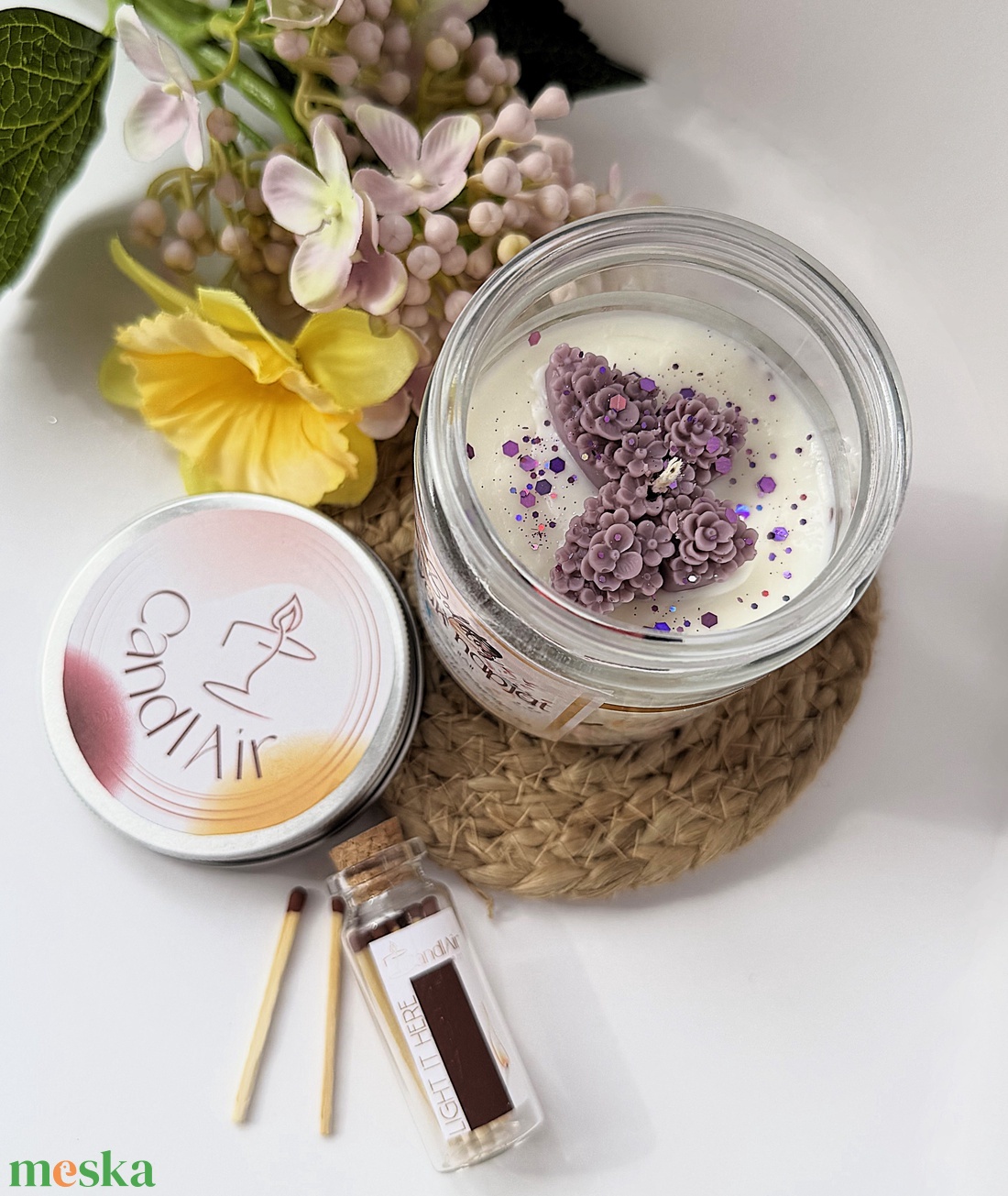 CandlAir A legjobb Nagymamának üvegtégelyes szójaviasz illatgyertya - otthon & életmód - gyertya, illat, aroma - gyertya - Meska.hu