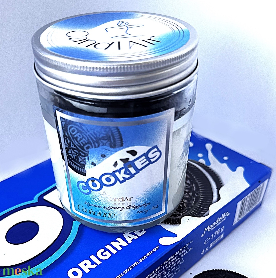 CandlAir COOKIES üvegtégelyes szójaviasz illatgyertya - otthon & életmód - gyertya, illat, aroma - gyertya - Meska.hu CandlAir COOKIES üvegtégelyes szójaviasz illatgyertya - otthon & életmód - gyertya, illat, aroma - gyertya - Meska.hu