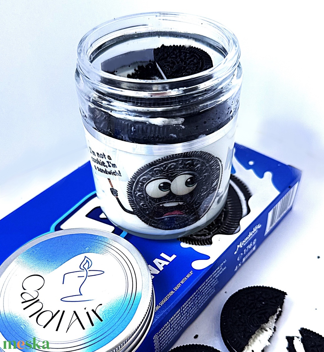 CandlAir COOKIES üvegtégelyes szójaviasz illatgyertya - otthon & életmód - gyertya, illat, aroma - gyertya - Meska.hu CandlAir COOKIES üvegtégelyes szójaviasz illatgyertya - otthon & életmód - gyertya, illat, aroma - gyertya - Meska.hu