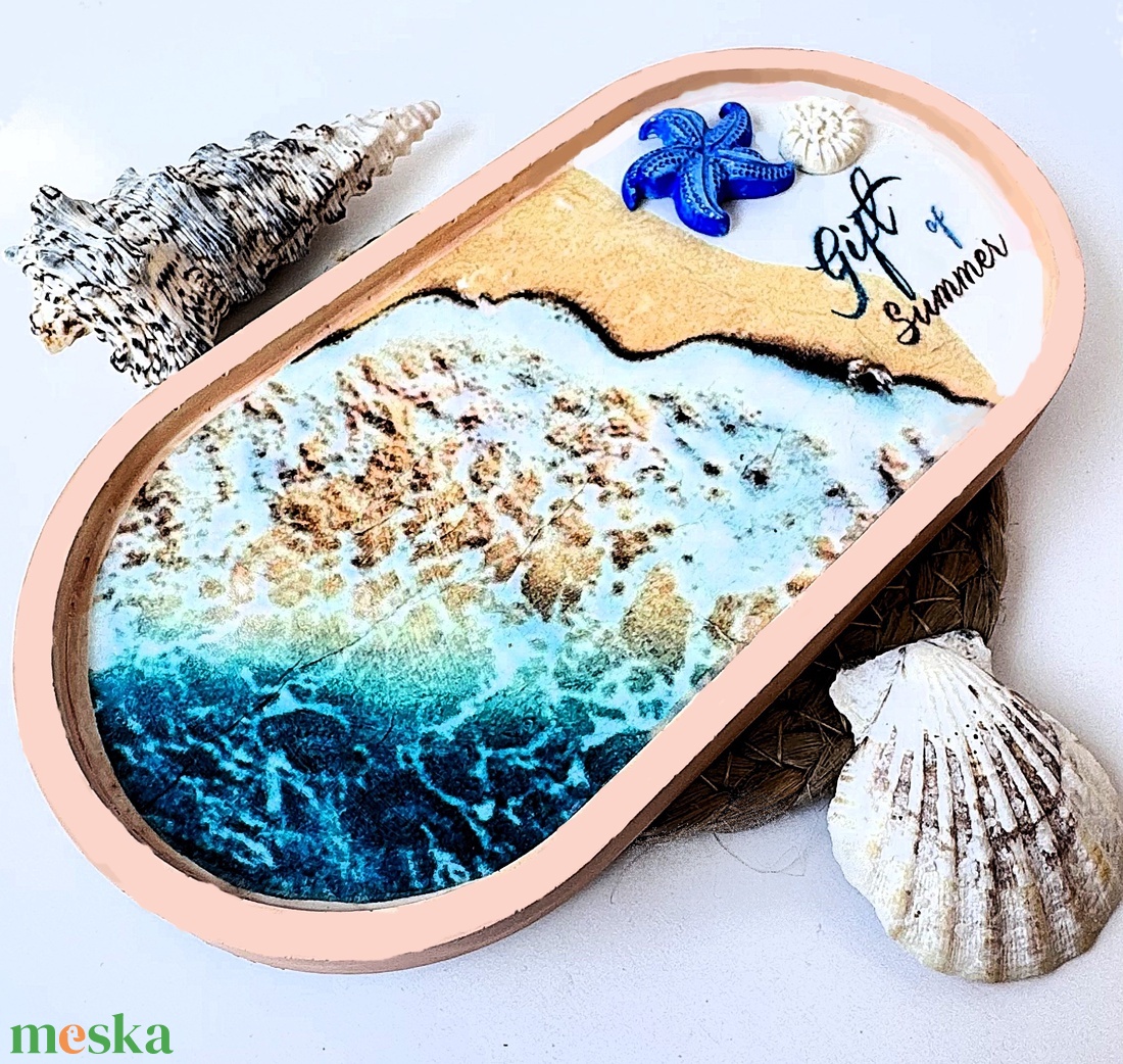 CandlAir Ocean Beach + Gift of Summer szett - otthon & életmód - gyertya, illat, aroma - gyertya - Meska.hu