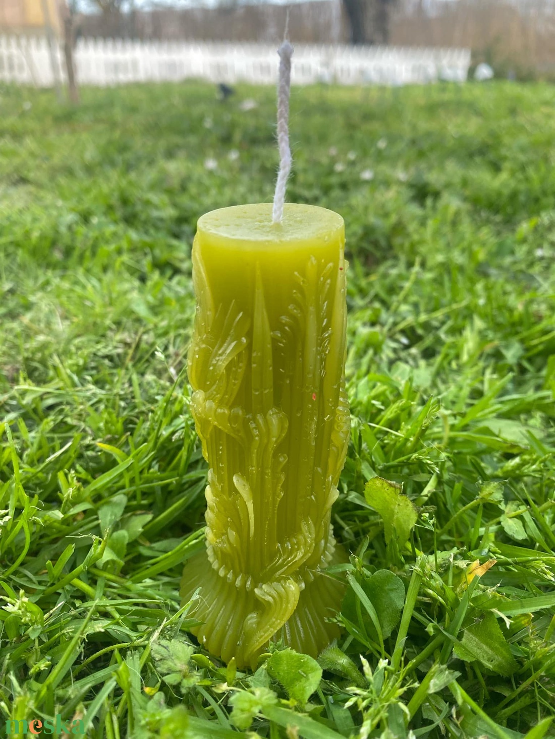 Oszlopos gyertya - kellékek & szerszámok - dekorációs kellékek - dekorációs gyertya - Meska.hu