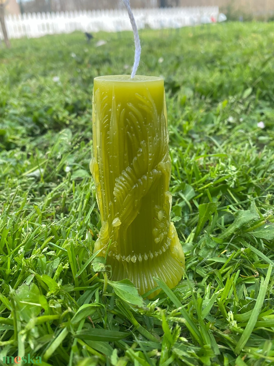 Oszlopos gyertya - kellékek & szerszámok - dekorációs kellékek - dekorációs gyertya - Meska.hu