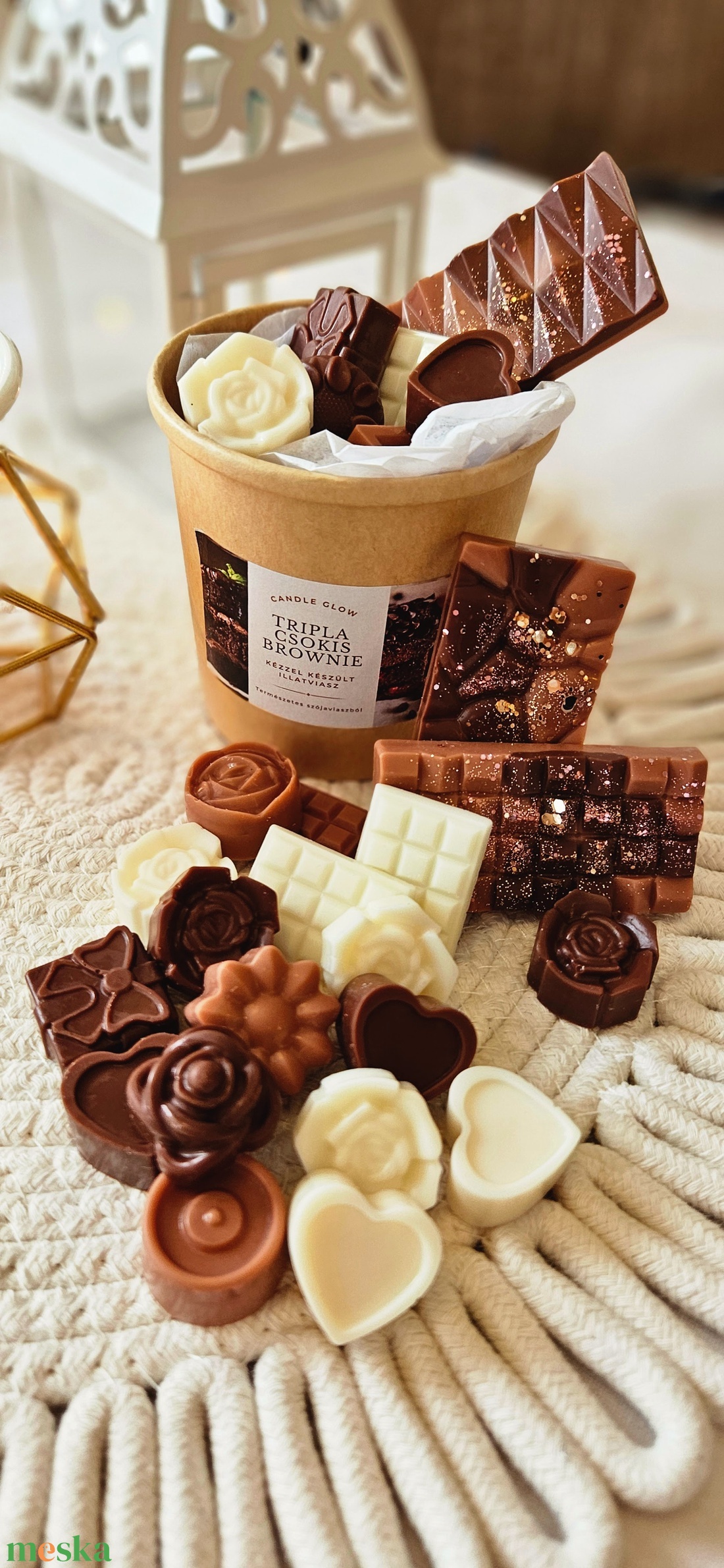 Tripla csokis brownie Illatviasz 100% természetes szójaviaszból - otthon & életmód - gyertya, illat, aroma - aromalámpa - Meska.hu Tripla csokis brownie Illatviasz 100% természetes szójaviaszból - otthon & életmód - gyertya, illat, aroma - aromalámpa - Meska.hu