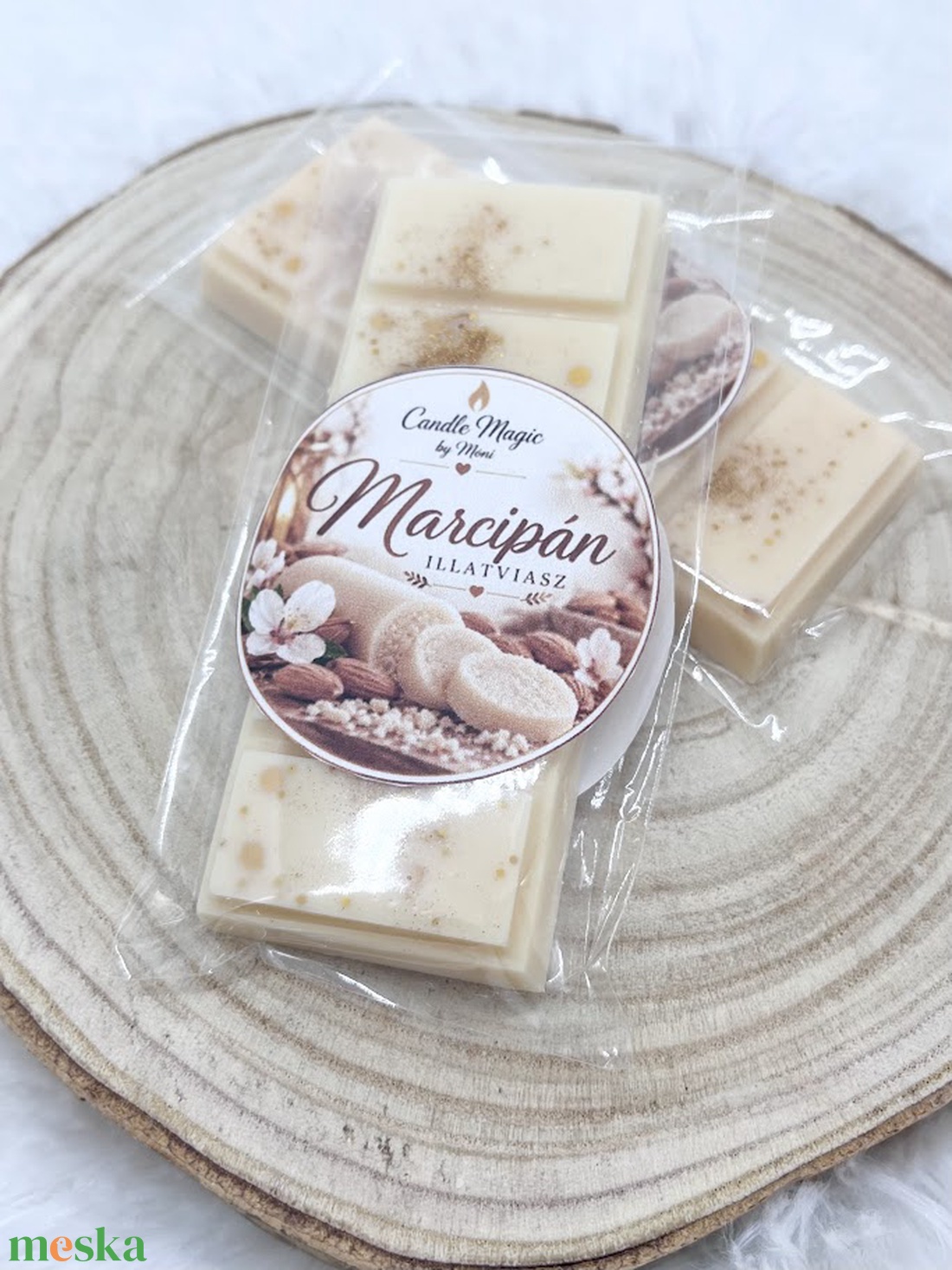 Marcipán törhető illatviasz - otthon & életmód - gyertya, illat, aroma - illatviasz - Meska.hu
