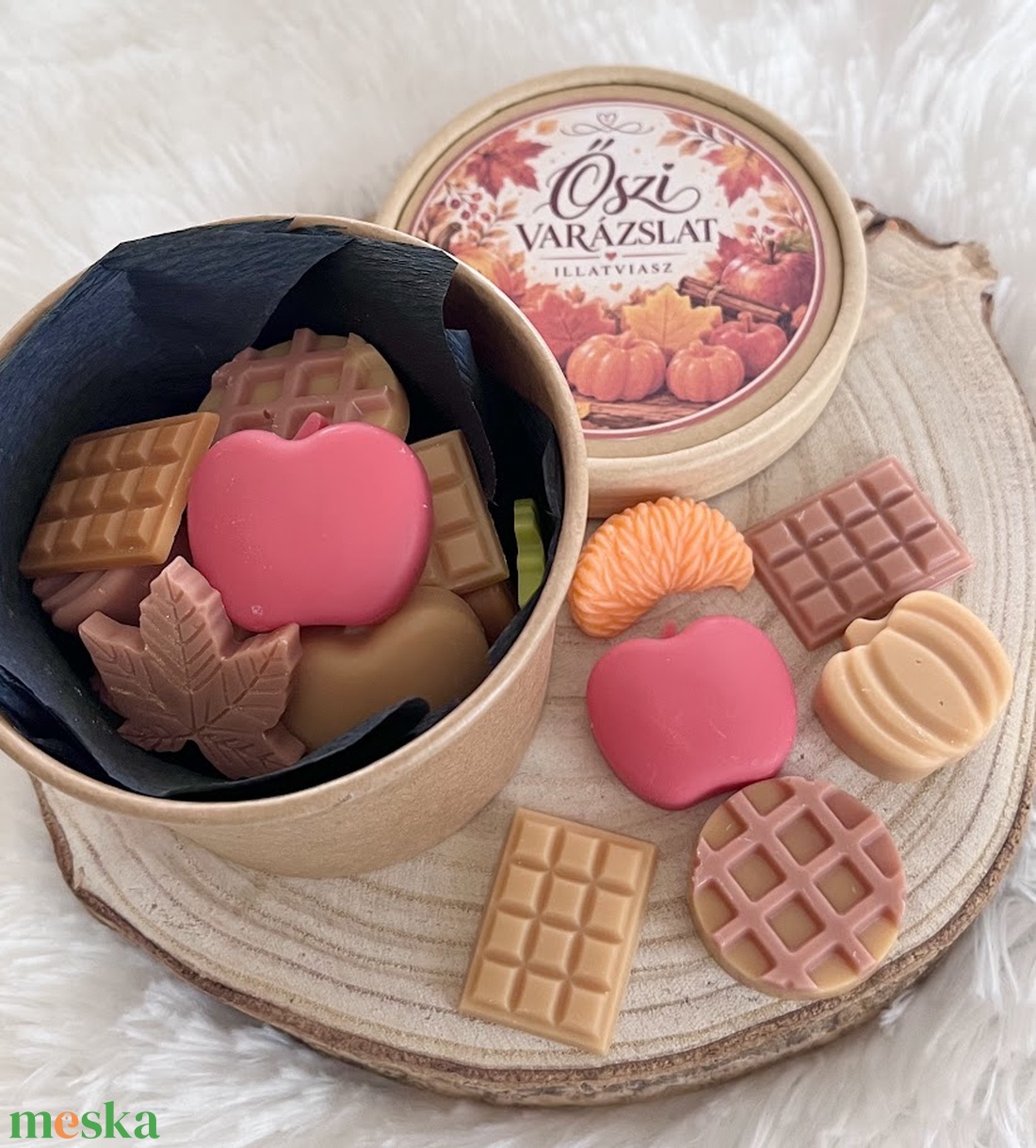 Őszi varázslat illatviasz - otthon & életmód - gyertya, illat, aroma - illatviasz - Meska.hu