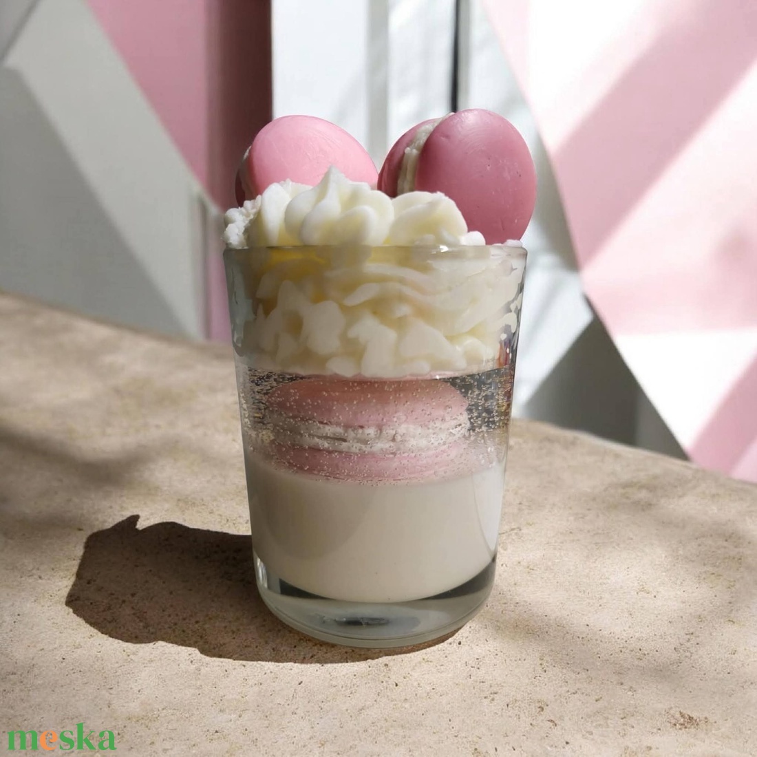 Csajos macaronos - otthon & életmód - gyertya, illat, aroma - gyertya - Meska.hu