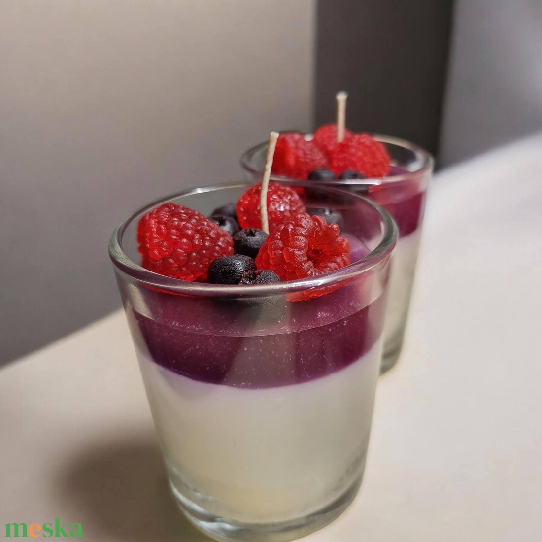 Erdei gyümis szójaviasz gyertya  - otthon & életmód - gyertya, illat, aroma - gyertya - Meska.hu