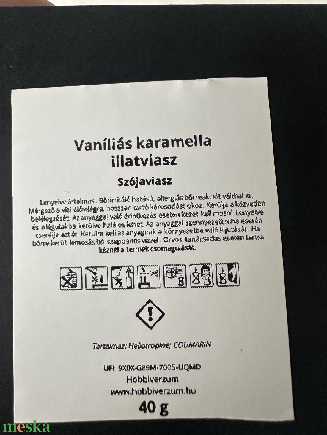 Vaníliás karamella illatviasz  - otthon & életmód - gyertya, illat, aroma - illatviasz - Meska.hu