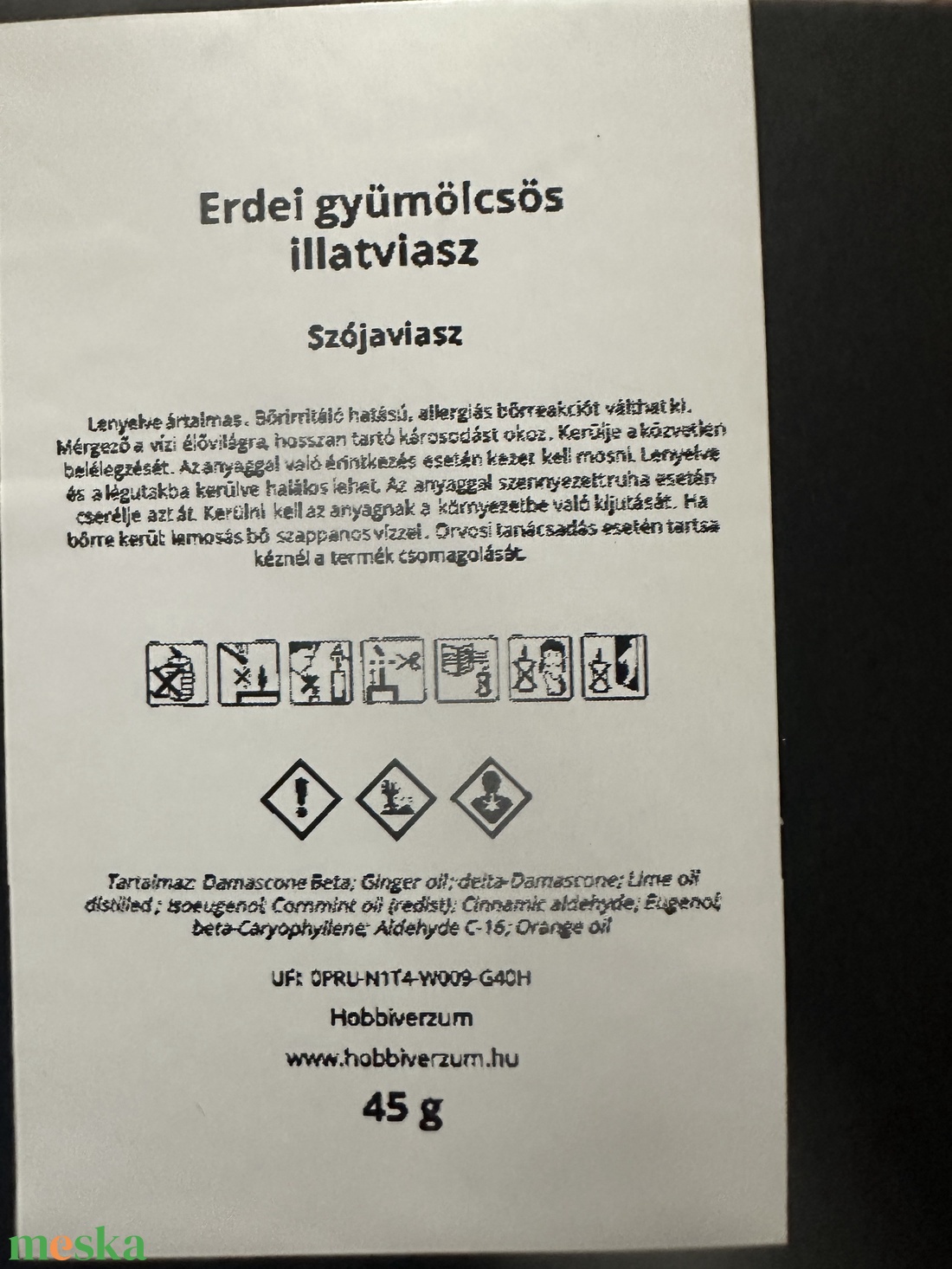 Erdei gyümölcsös illatviasz  - otthon & életmód - gyertya, illat, aroma - illatviasz - Meska.hu