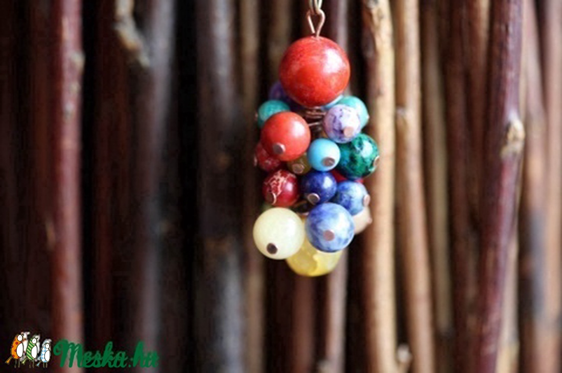 Színes ásvány nyaklánc -  - Meska.hu