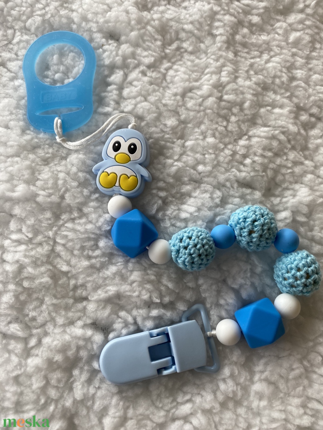 Cumilánc - Pingvin - játék & sport - 3 éves kor alattiaknak - rágóka - Meska.hu