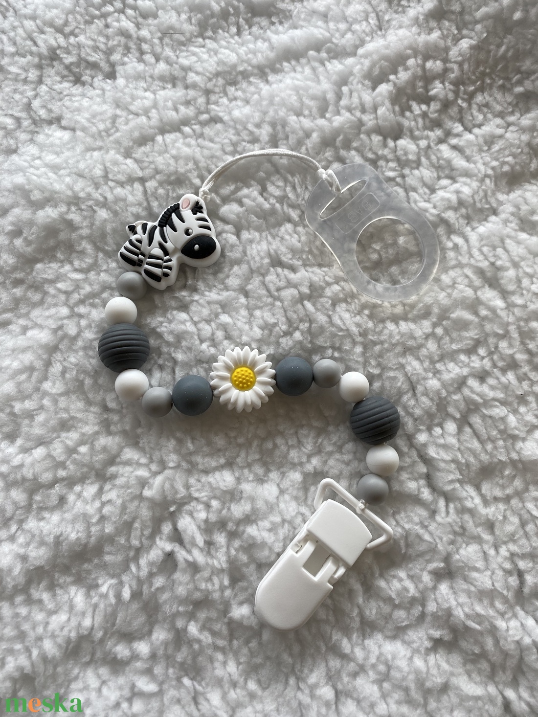 Cumilánc - Zebra - játék & sport - 3 éves kor alattiaknak - rágóka - Meska.hu