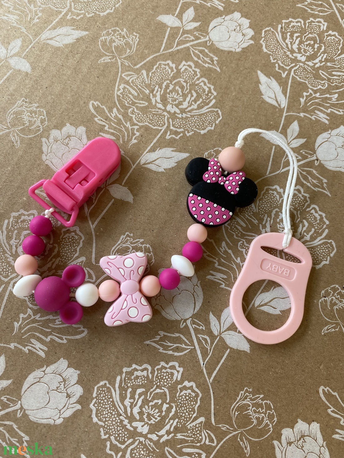 Cumilánc - Minnie  - játék & sport - 3 éves kor alattiaknak - rágóka - Meska.hu
