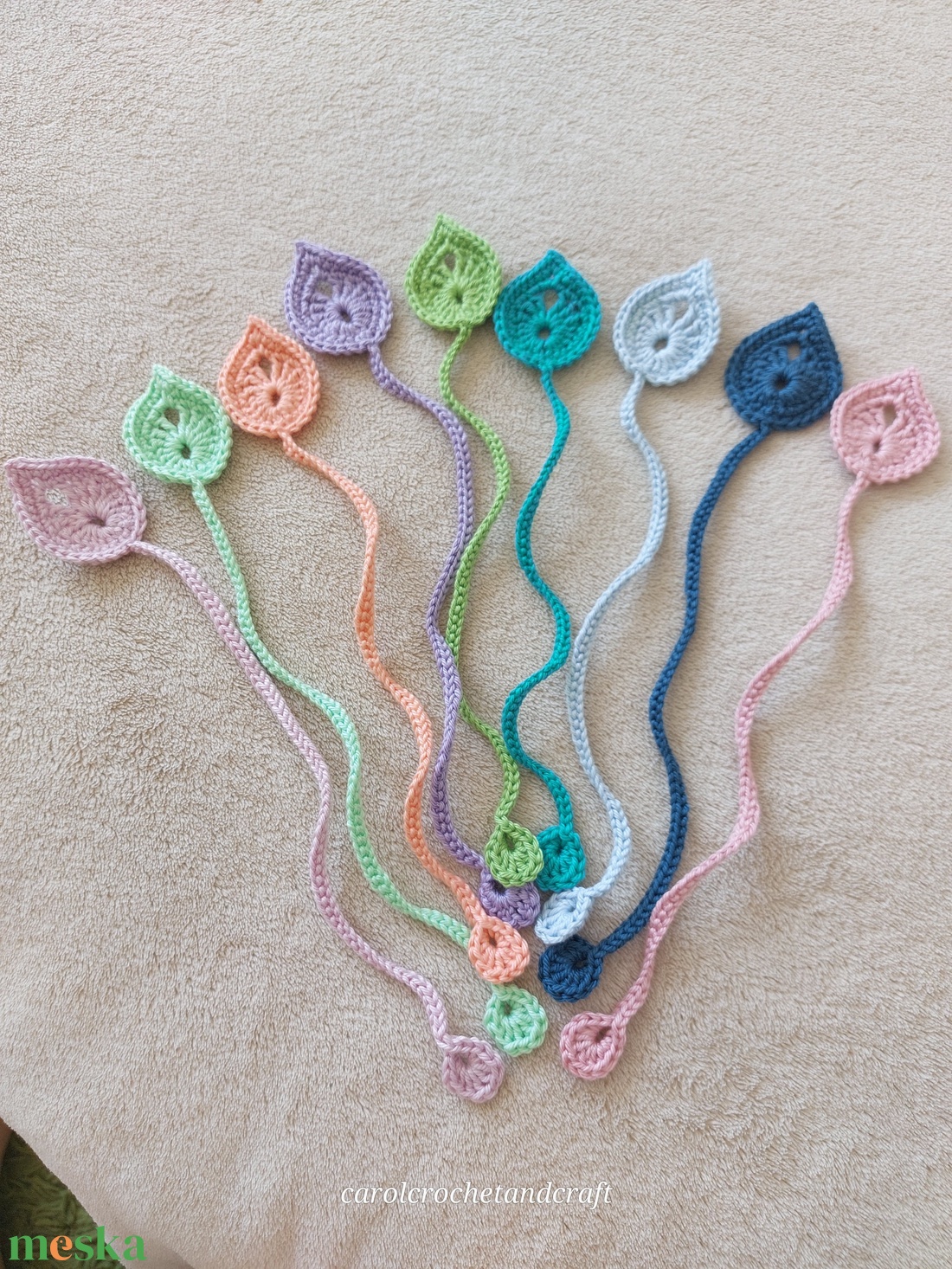 Levél alakú könyvjelző - könyv & zene - könyvjelző - Meska.hu