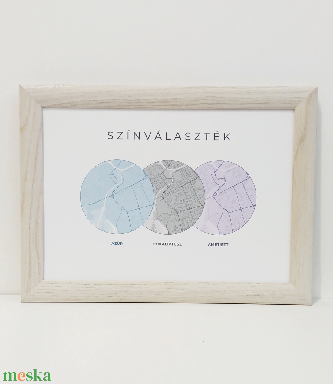 Párizs várostérkép falikép választható színben - otthon & életmód - dekoráció - kép & falikép - poszter - Meska.hu