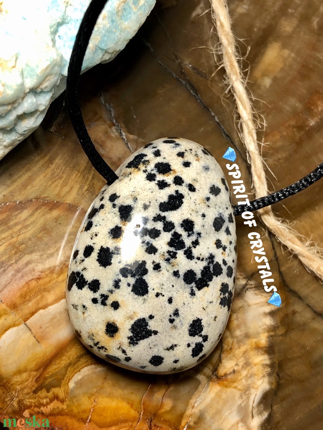 Dalmata Jáspis medál - ékszer - nyaklánc - medál - Meska.hu Dalmata Jáspis medál - ékszer - nyaklánc - medál - Meska.hu