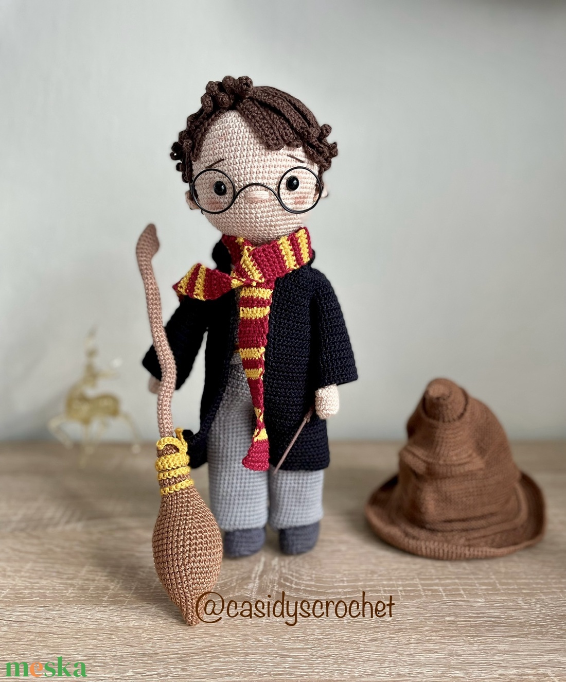 Harry Potter, horgolt baba - játék & sport - plüssállat & játékfigura - ember - Meska.hu Harry Potter, horgolt baba - játék & sport - plüssállat & játékfigura - ember - Meska.hu