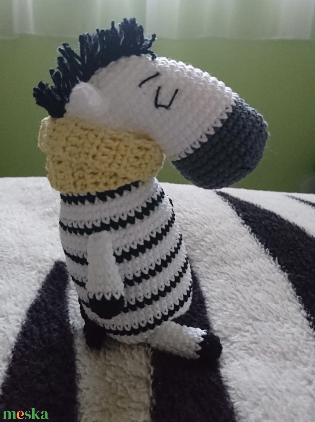 Horgolt zebra - játék & sport - plüssállat & játékfigura - más figura - Meska.hu Horgolt zebra - játék & sport - plüssállat & játékfigura - más figura - Meska.hu