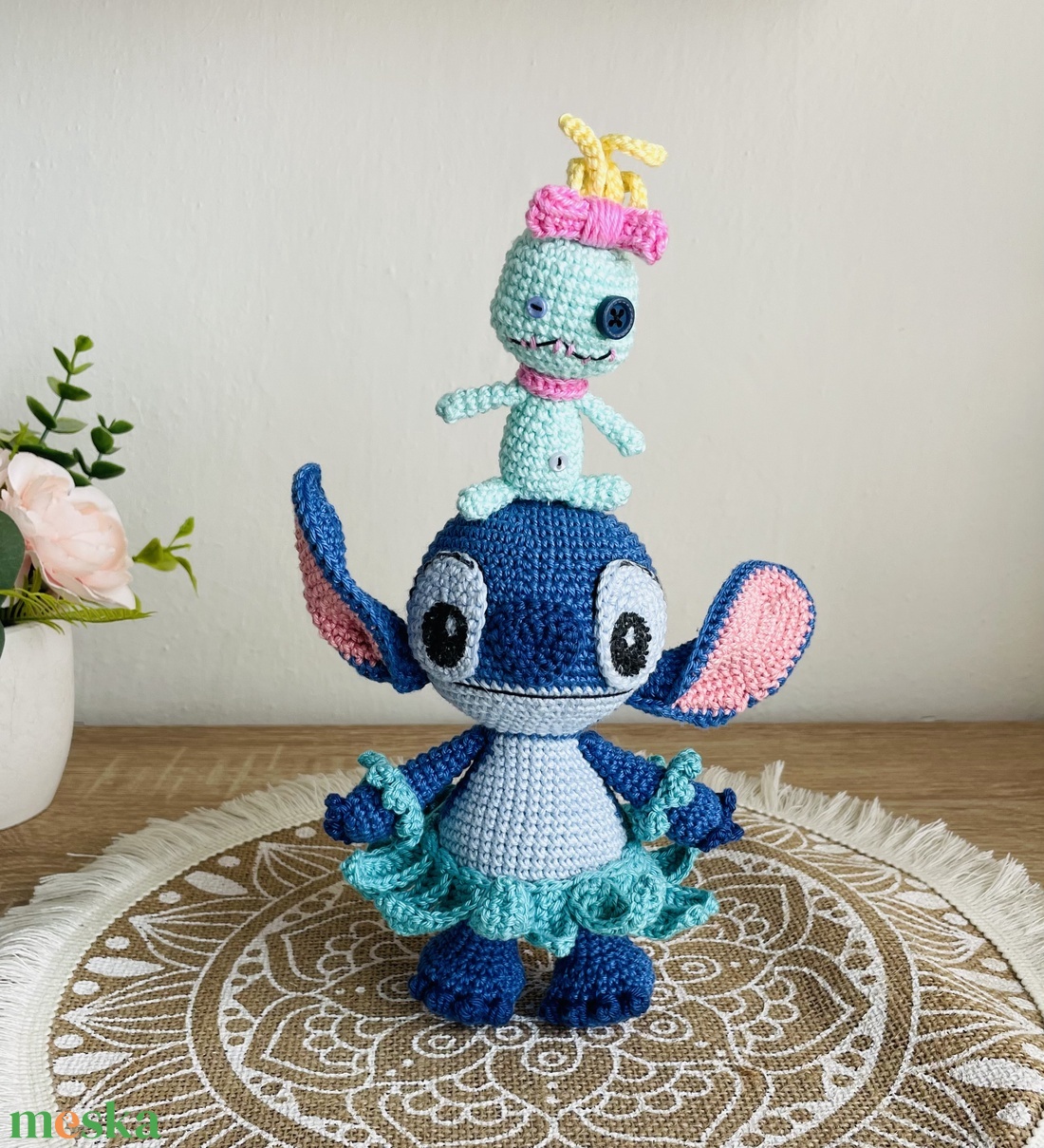 Horgolt Stitch - játék & sport - plüssállat & játékfigura - más figura - Meska.hu Horgolt Stitch - játék & sport - plüssállat & játékfigura - más figura - Meska.hu