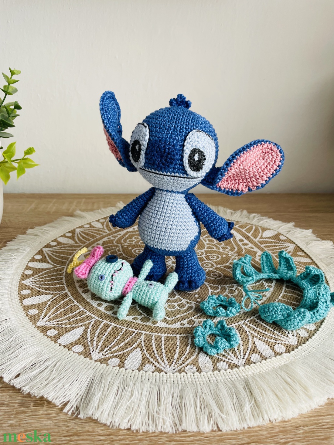 Horgolt Stitch - játék & sport - plüssállat & játékfigura - más figura - Meska.hu Horgolt Stitch - játék & sport - plüssállat & játékfigura - más figura - Meska.hu