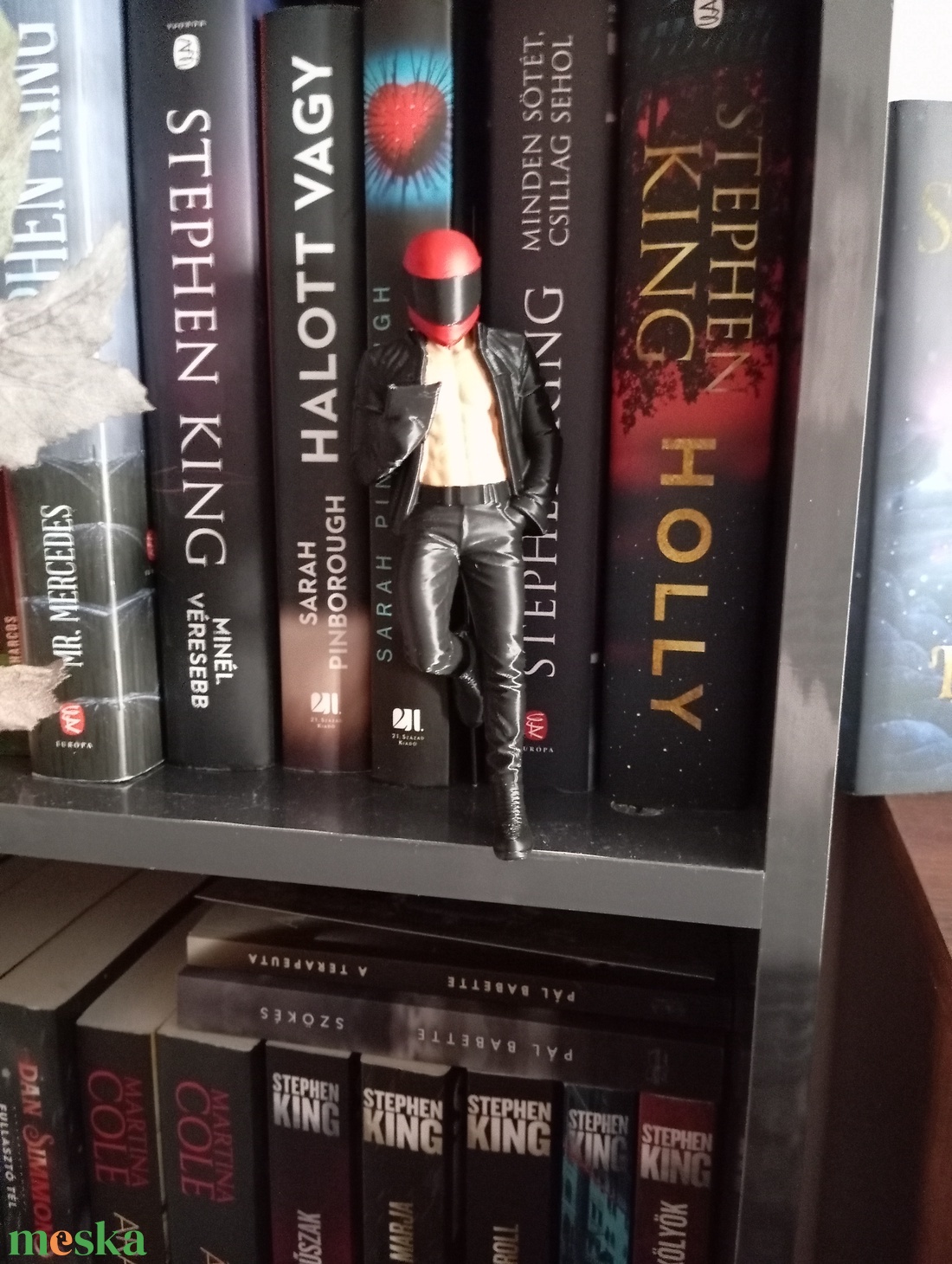 Motoros könyves polc dísz és dekor  - otthon & életmód - dekoráció - asztal és polc dekoráció - könyvszobor - Meska.hu