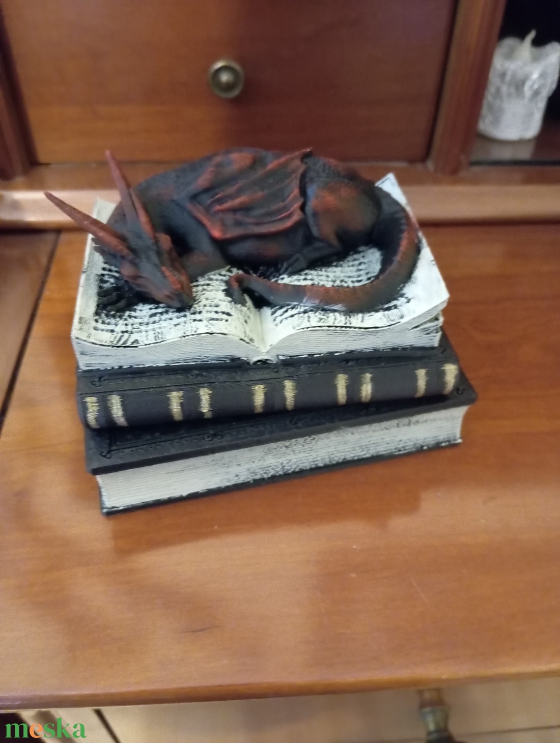 Sárkányos tároló doboz  -  - Meska.hu