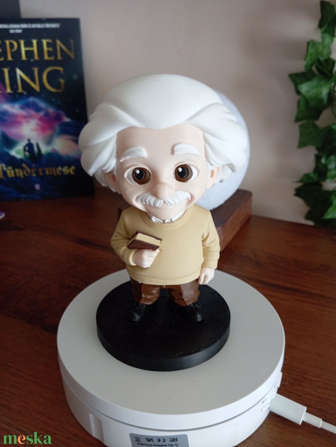 Albert Einstein szobor - otthon & életmód - dekoráció - asztal és polc dekoráció - asztaldísz - Meska.hu