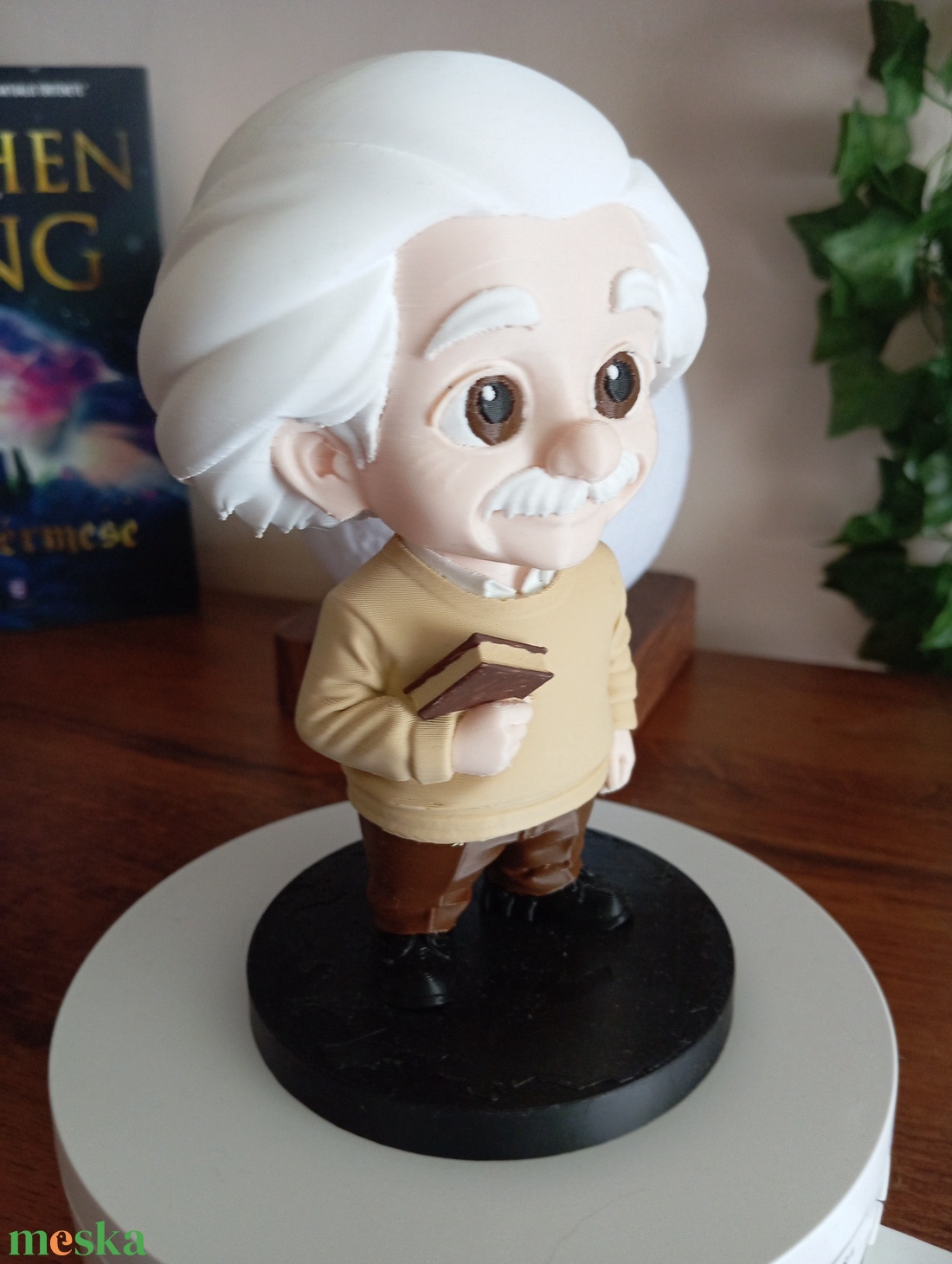 Albert Einstein szobor - otthon & életmód - dekoráció - asztal és polc dekoráció - asztaldísz - Meska.hu